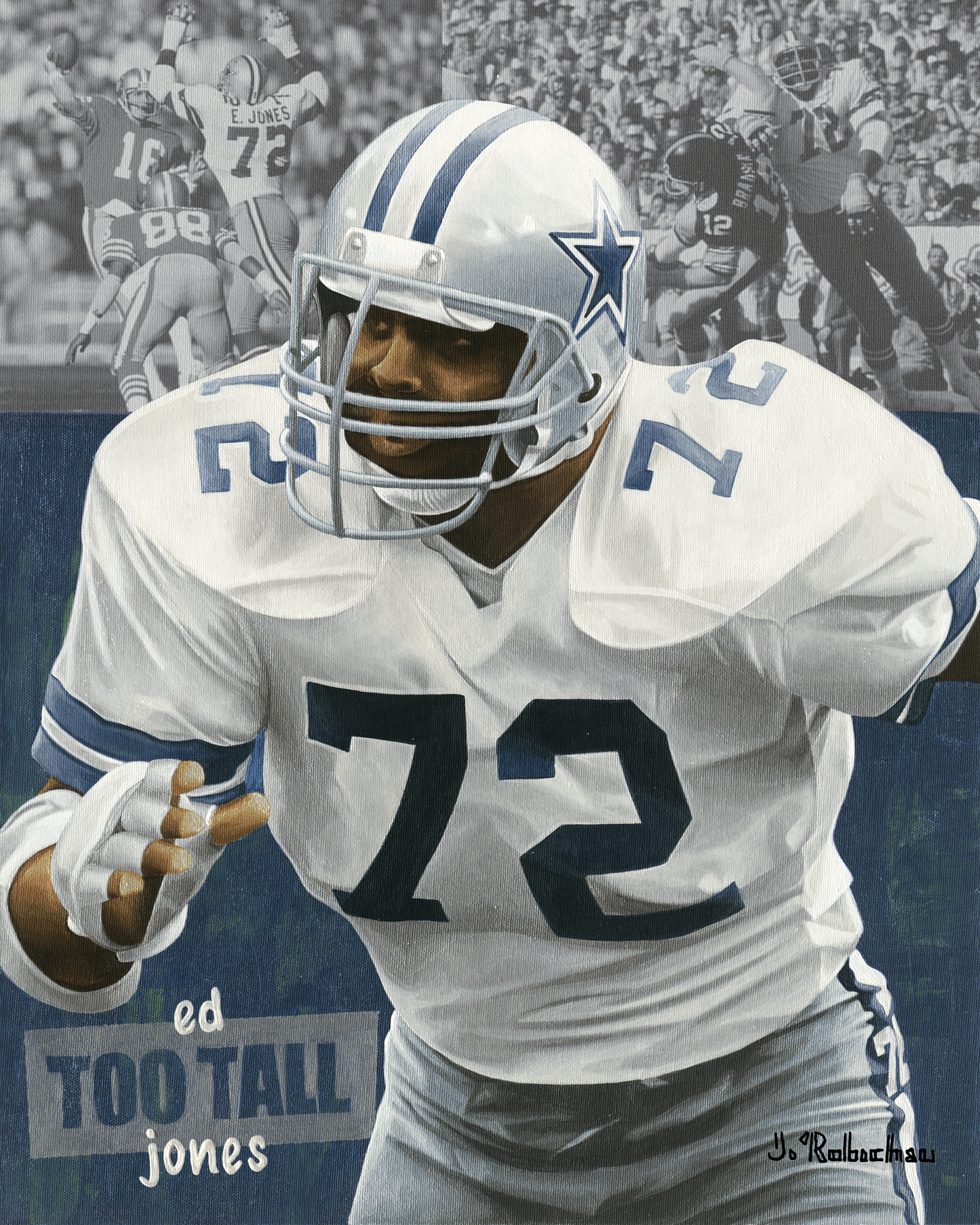 Ed "Too Tall" Jones Artwork